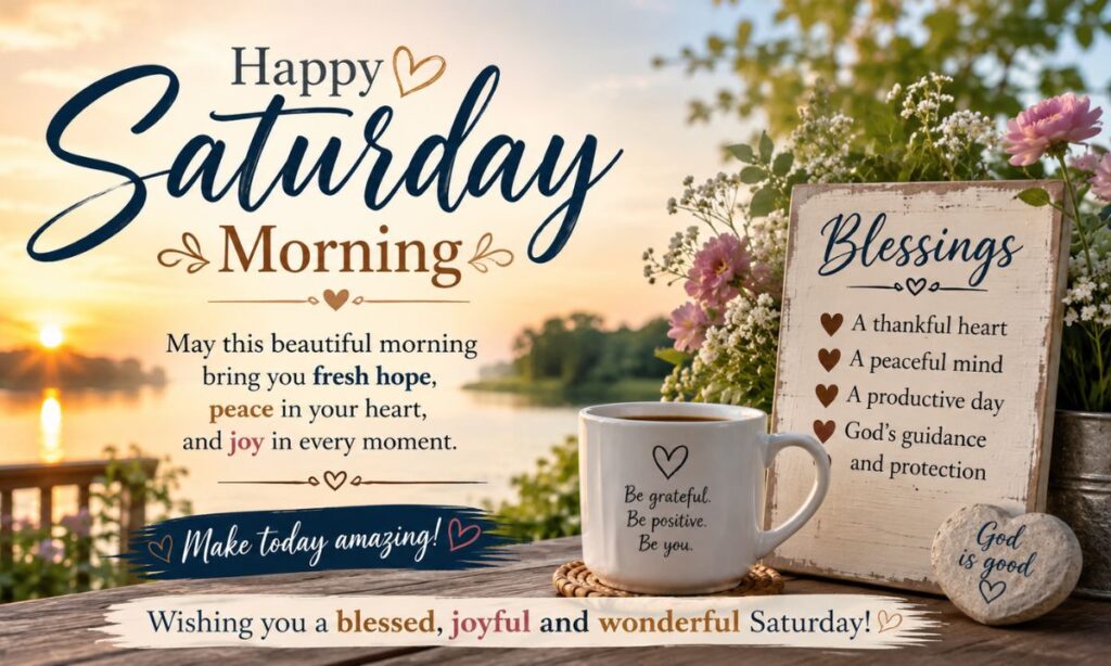 Inspirational Saturday Morning Quotes and Blessings