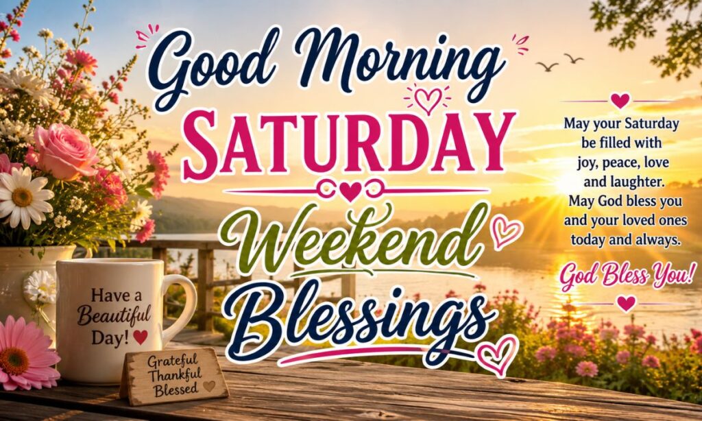 Positive Good Morning Saturday Weekend Blessings