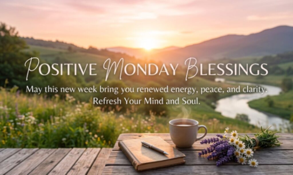 Positive Monday Blessings to Refresh Your Mind and Soul