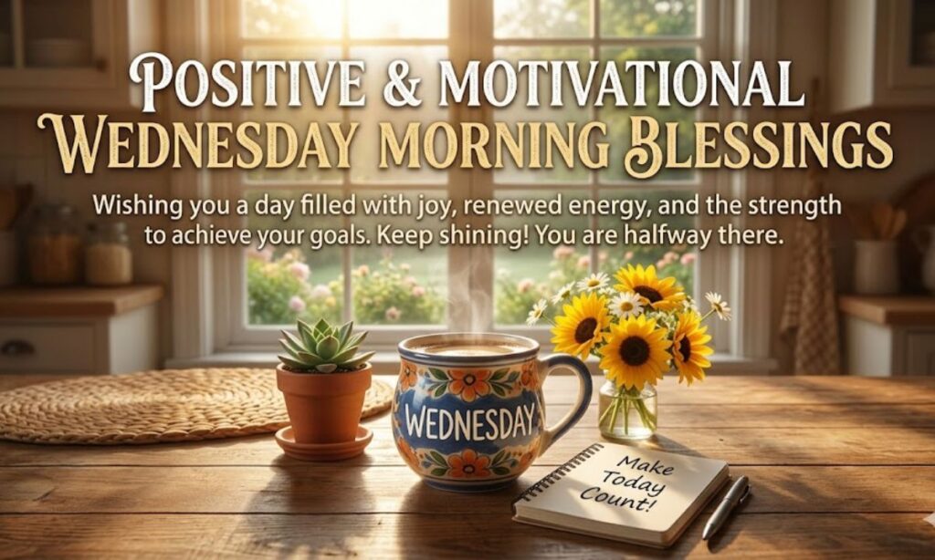 Positive & Motivational Wednesday Morning Blessings