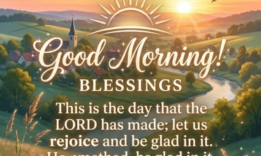 Short Positive Bible Verse Good Morning Blessings GIF
