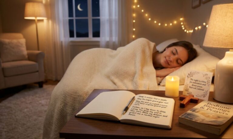 Spiritual Beautiful Good Night Blessings Powerful Prayers, Quotes & Messages for a Peaceful, Blessed Sleep