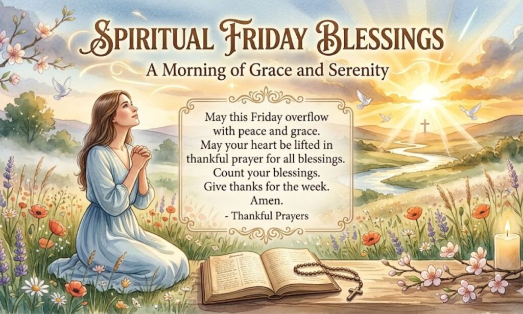 Spiritual Friday Blessings and Thankful Prayers