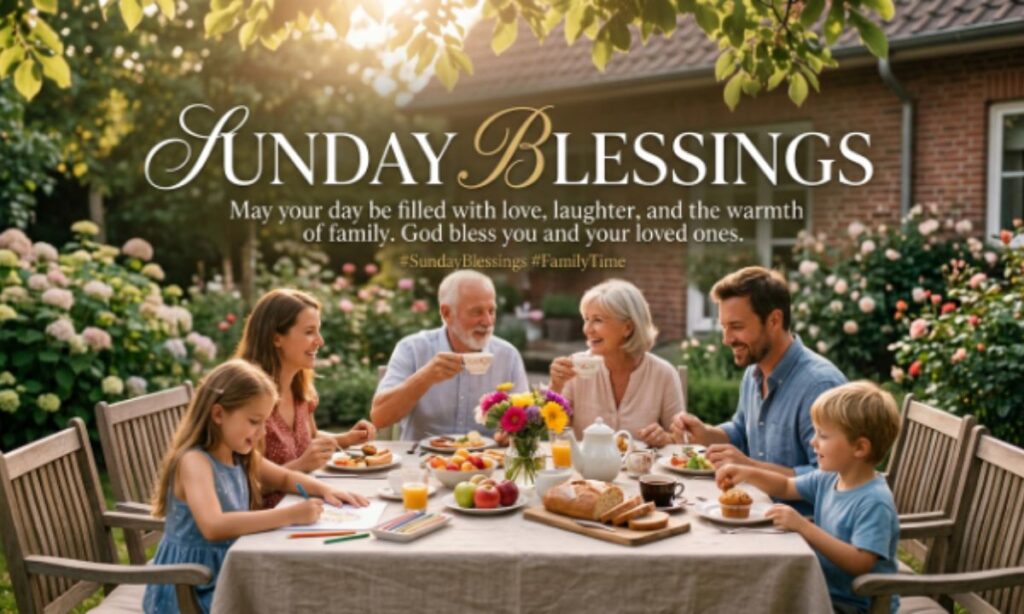 Sunday Blessings to Share with Family