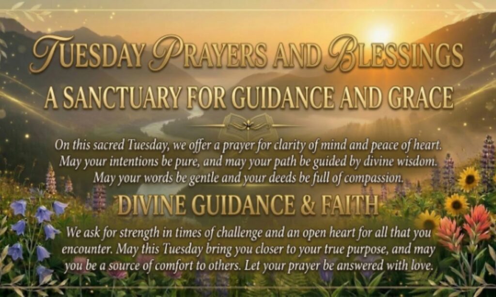 Tuesday Prayers And Blessings