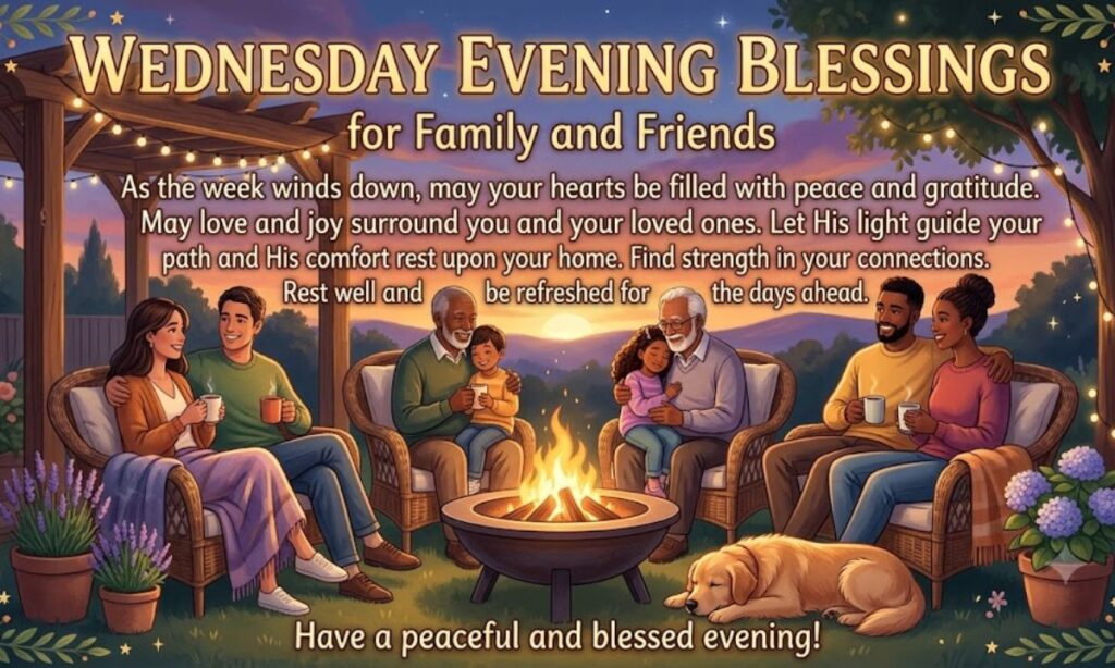 Wednesday Evening Blessings for Family and Friends
