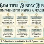 140+Beautiful Sunday Blessings and Warm Wishes to Inspire a Peaceful Day