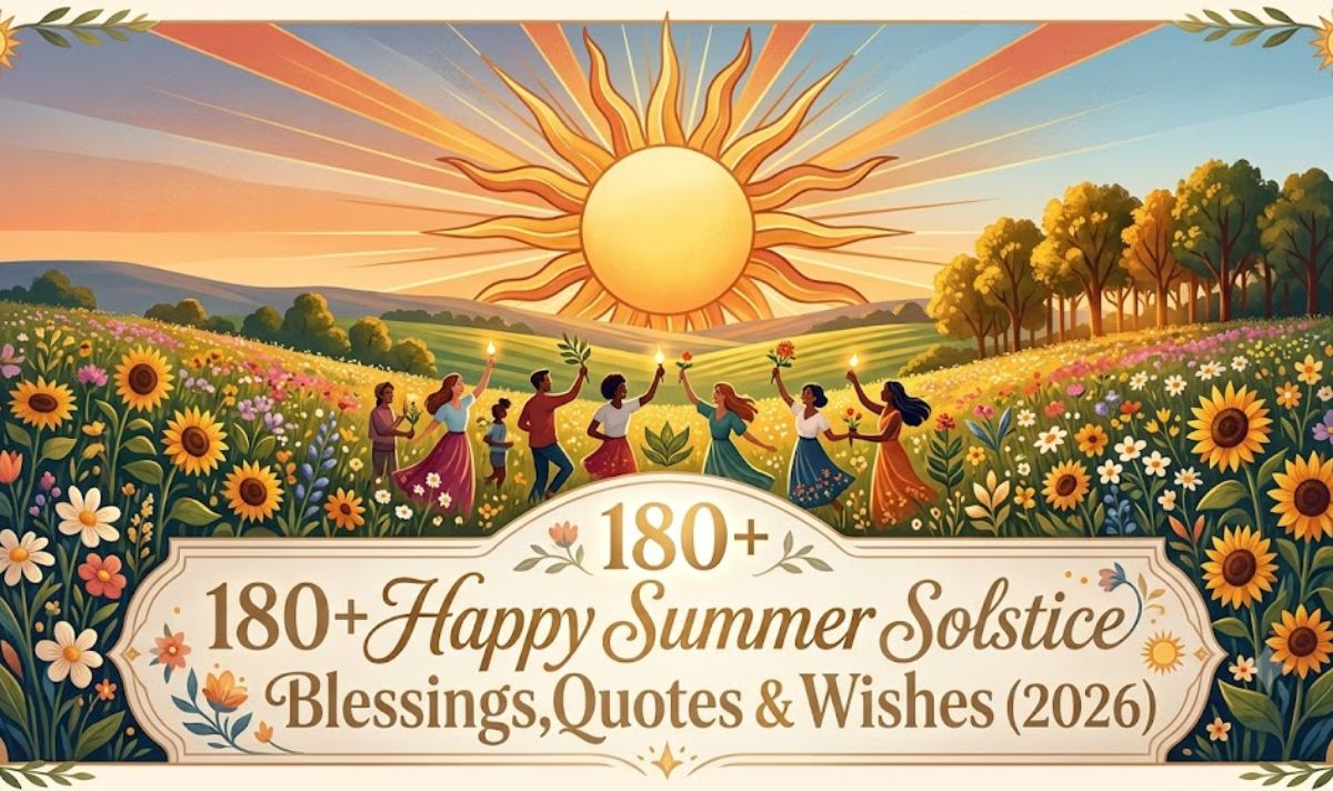 180+Happy Summer Solstice Blessings,Quotes & Wishes (2026)