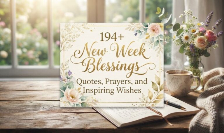 194+ New Week Blessings Quotes, Prayers, and Inspiring Wishes