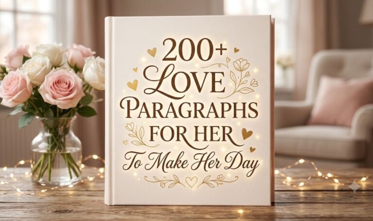 200+Love Paragraphs for Her To Make Her Day