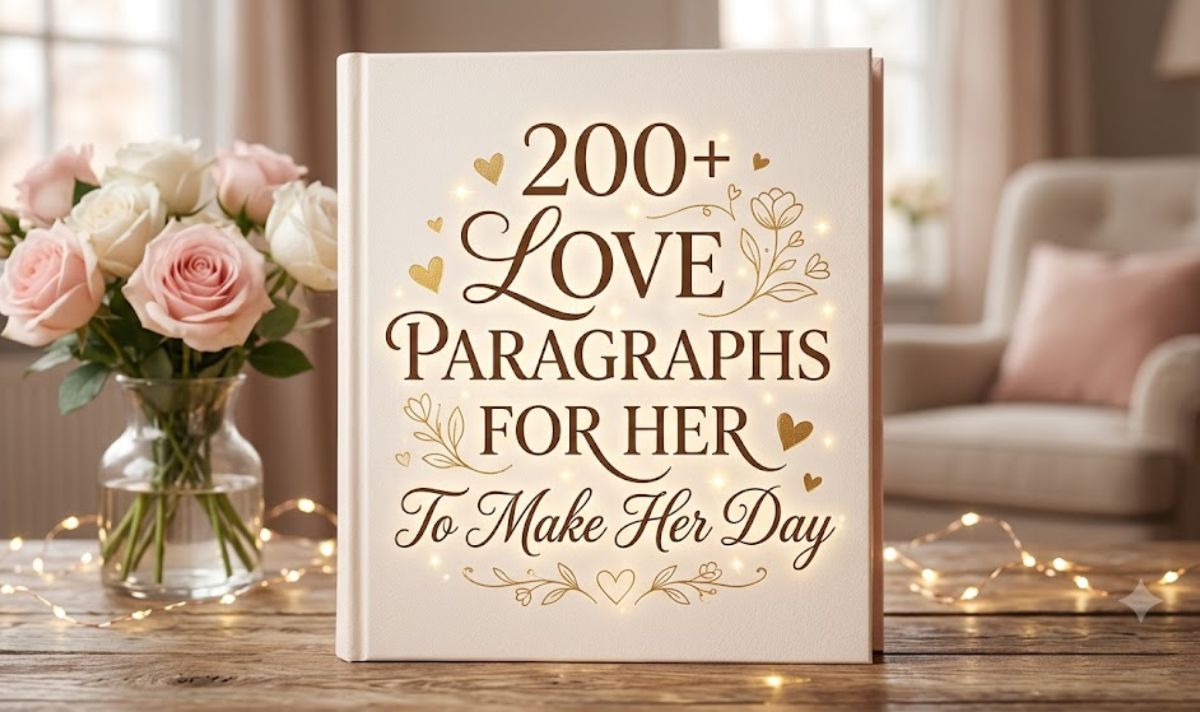 200+Love Paragraphs for Her To Make Her Day
