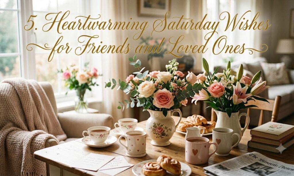 5. Heartwarming Saturday Wishes for Friends and Loved Ones