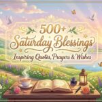 500+ Saturday Blessings Inspiring Quotes, Prayers & Wishes