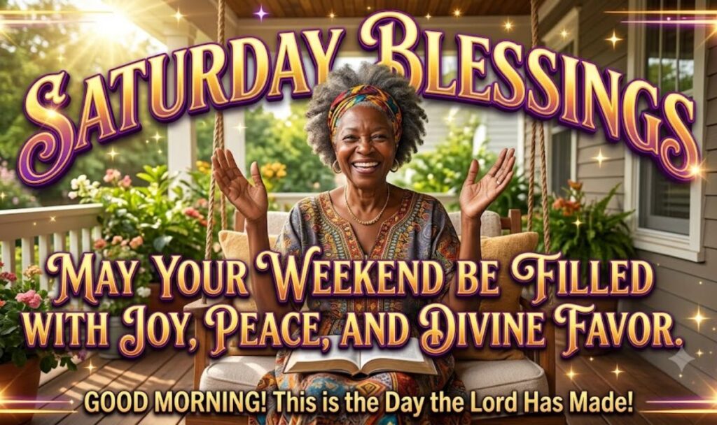 African American Saturday Blessings GIF