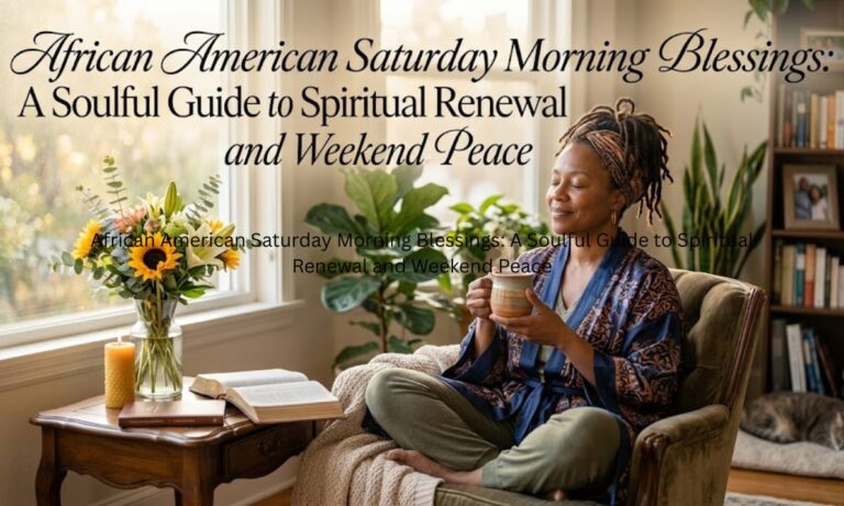 African American Saturday Morning Blessings A Soulful Guide to Spiritual Renewal and Weekend Peace