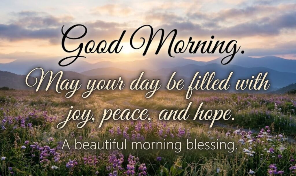 Beautiful Good Morning Blessings