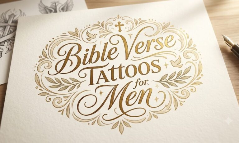 Bible Verse Tattoos for Men