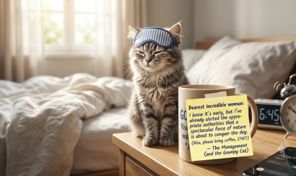 Funny Good Morning Message for Her