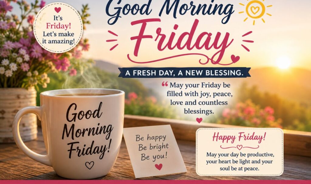 Good Morning Friday Quotes & Messages to Share