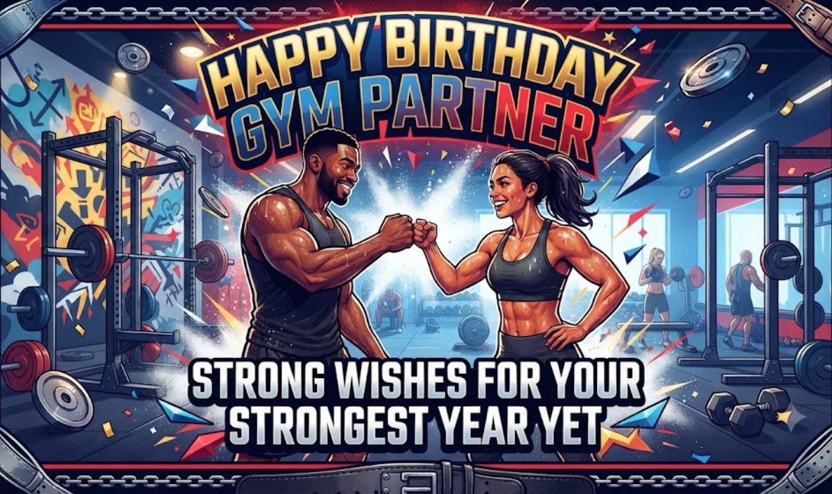 Happy Birthday Gym Partner Strong Wishes for Your Strongest Year Yet