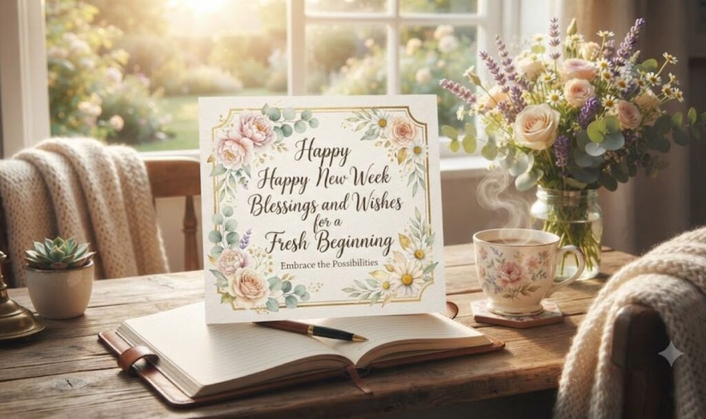 Happy New Week Blessings and Wishes for a Fresh Beginning