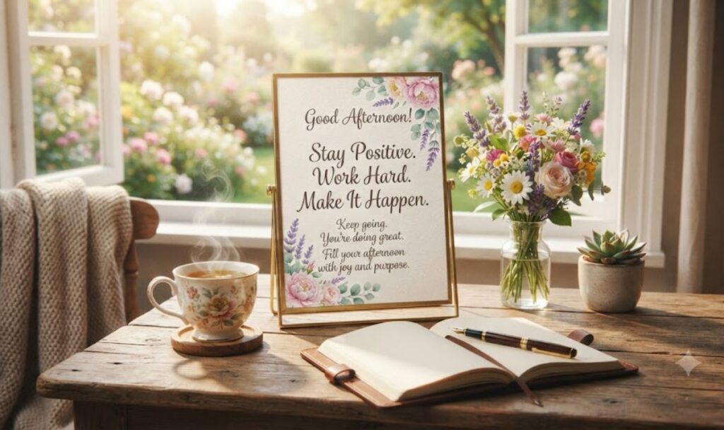 Inspirational Good Afternoon Quotes to Stay Positive