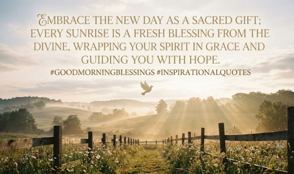 Inspirational Good Morning Blessings Quotes