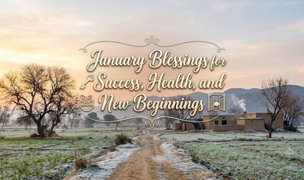 January Blessings for Success, Health, and New Beginnings
