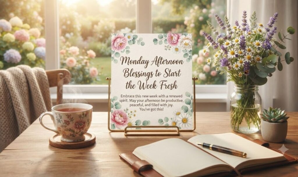 Monday Afternoon Blessings to Start the Week Fresh