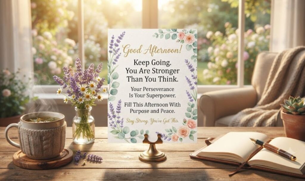 Motivational Good Afternoon Messages to Stay Strong