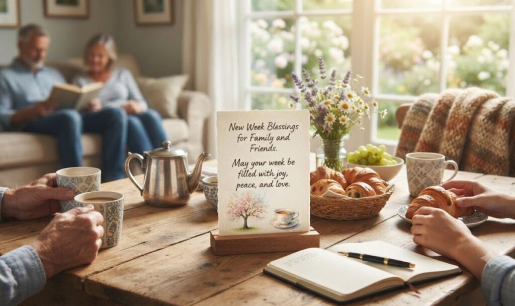 New Week Blessings for Family and Friends