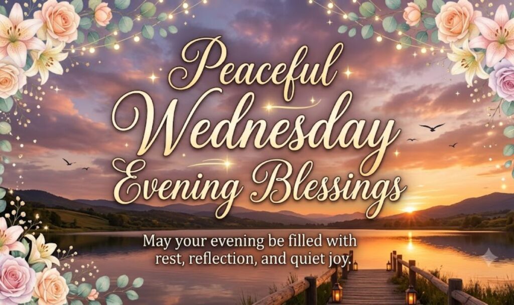 Peaceful Wednesday Evening Blessings