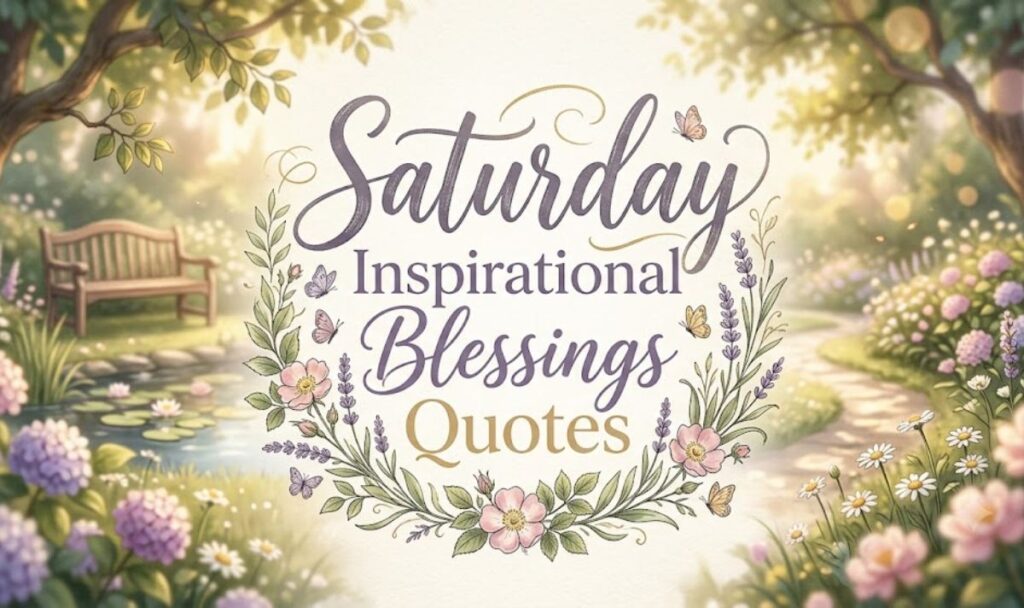 Saturday Inspirational Blessings Quotes
