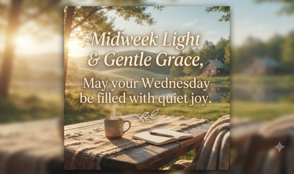 Short Two-Line Shareable Wednesday Blessings