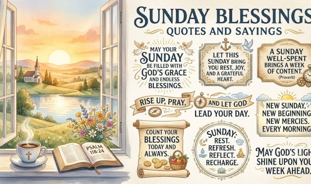 Sunday Blessings Quotes and Sayings