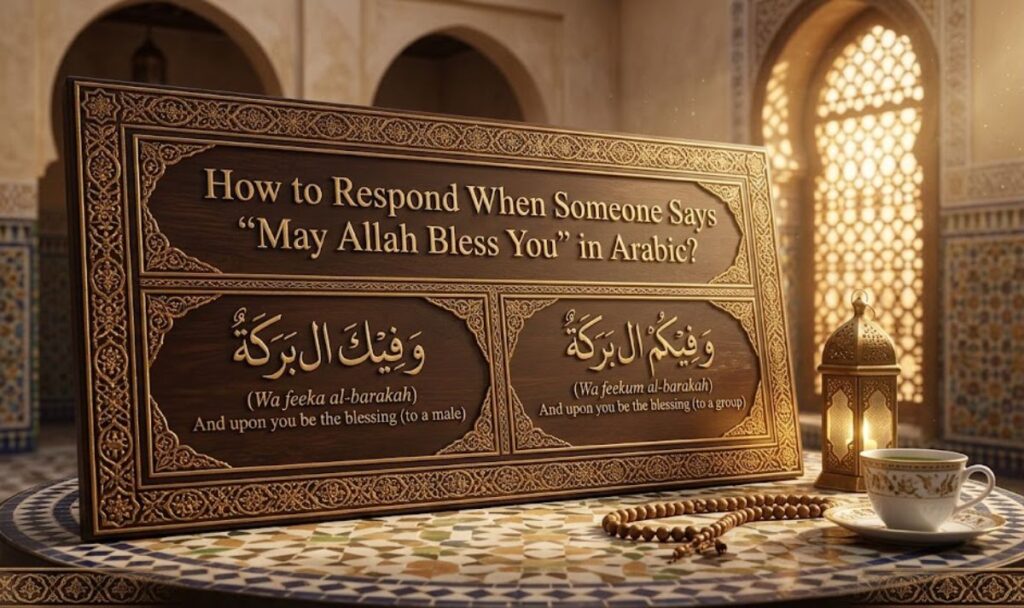 The Deeper Meaning of God Be With You and Bless You in Arabic