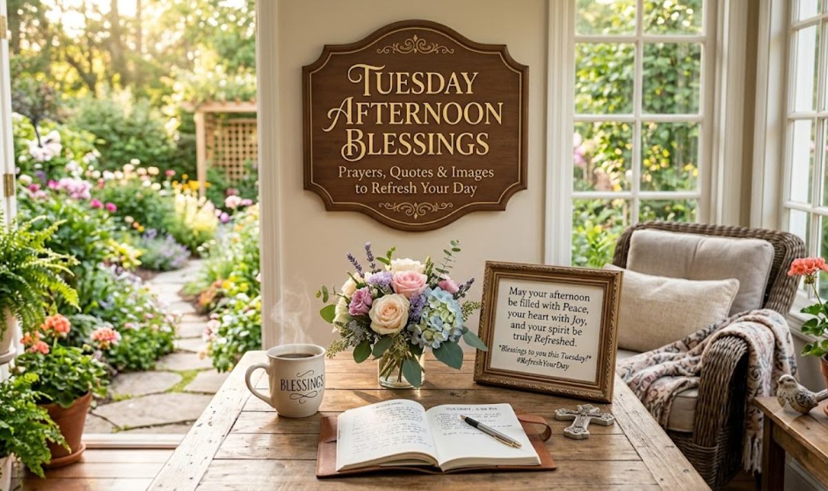 Tuesday Afternoon Blessings – Prayers, Quotes & Images to Refresh Your Day
