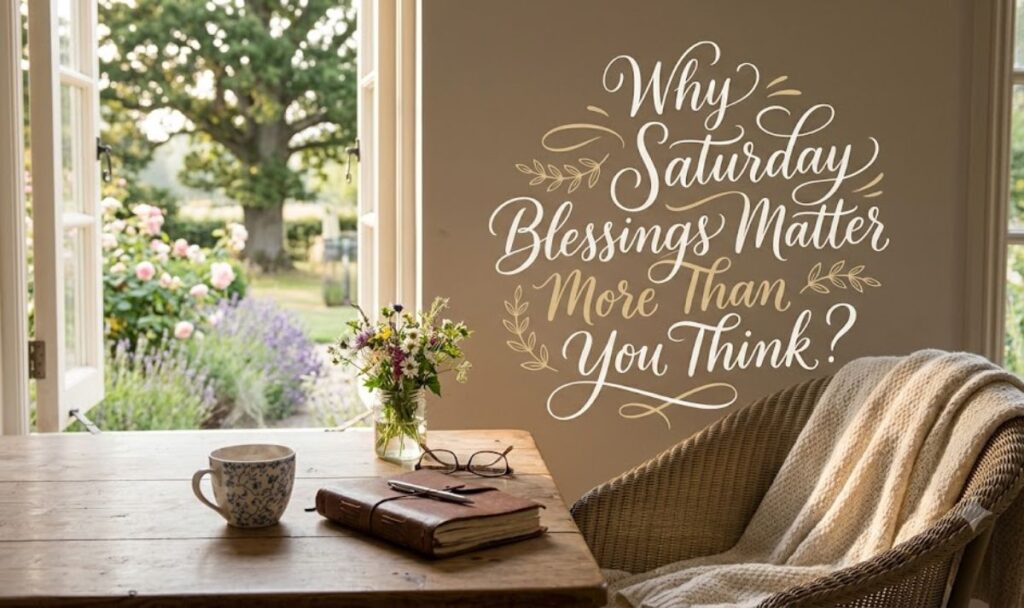 Why Saturday Blessings Matter More Than You Think