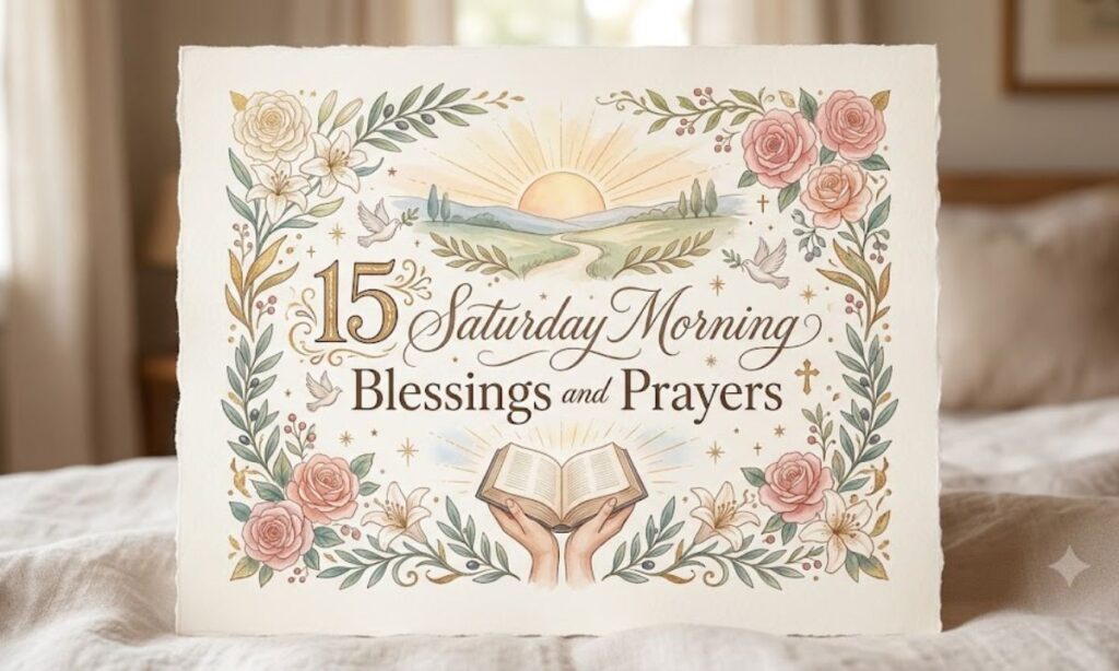 15 Saturday Morning Blessings and Prayers