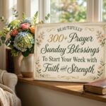 300+ Prayer Sunday Blessings To Start Your Week with Faith and Strength
