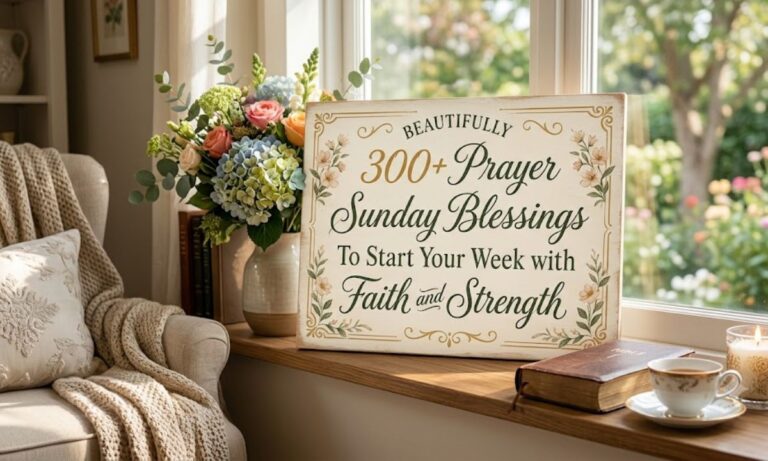 300+ Prayer Sunday Blessings To Start Your Week with Faith and Strength
