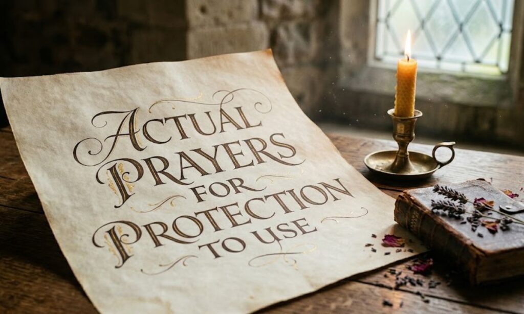 Actual Prayers for Protection to Use
