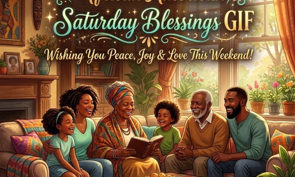African American Saturday Blessings GIF