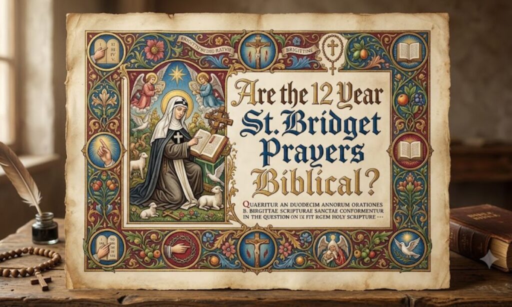 Are the 12 Year St. Bridget Prayers Biblical 