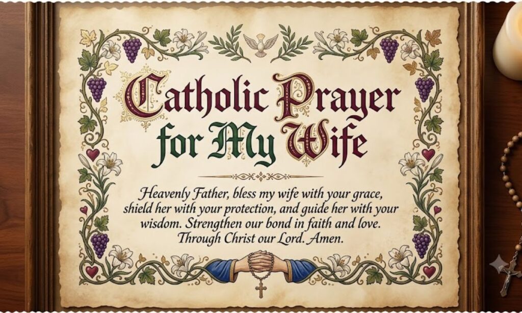 Catholic Prayer for My Wife