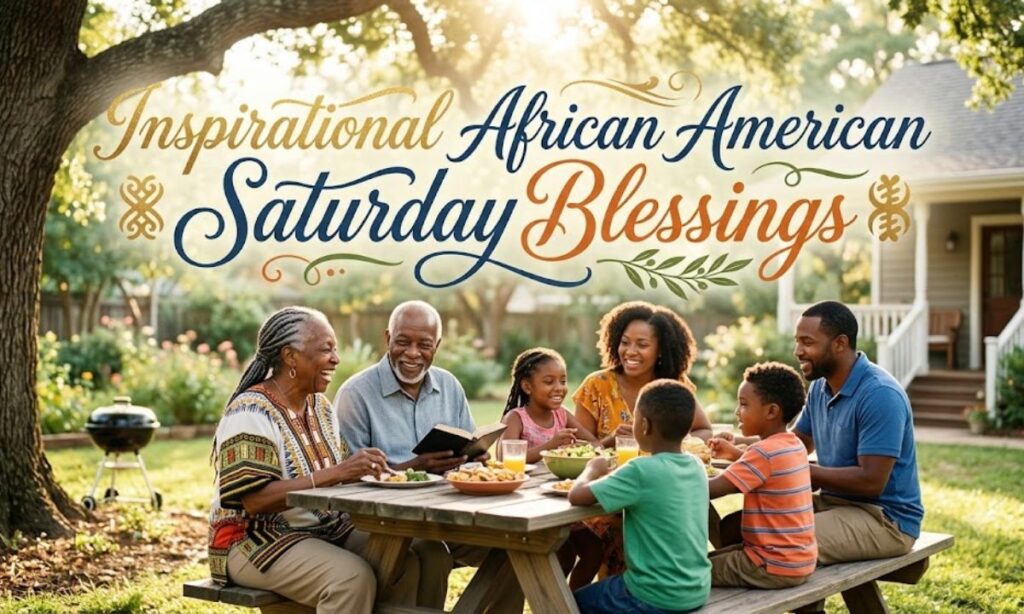 Inspirational African American Saturday Blessings