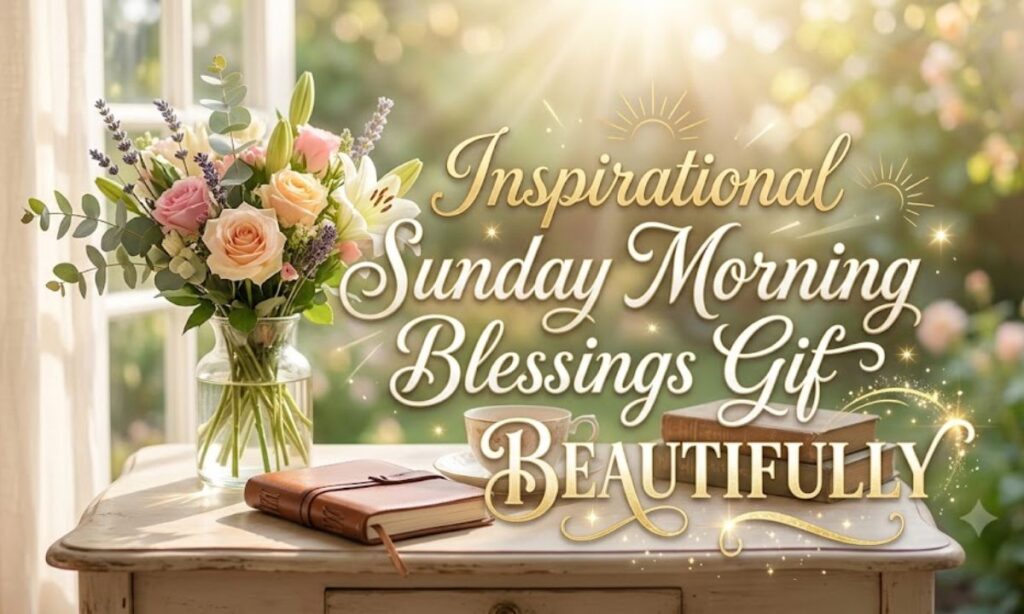 Inspirational Sunday Morning Blessings Gif