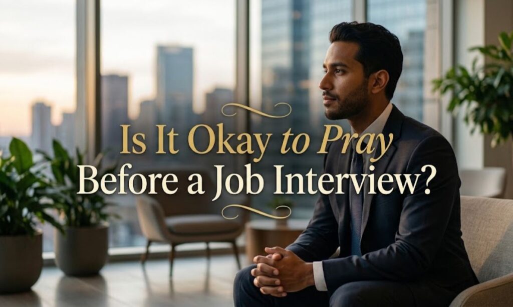 Is It Okay to Pray Before a Job Interview
