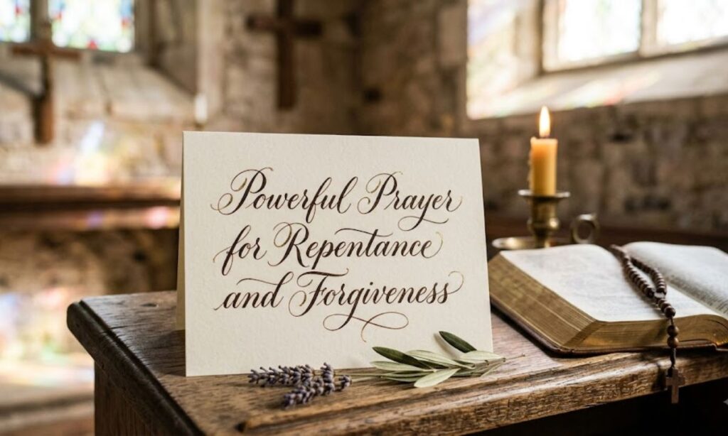 Powerful Prayer for Repentance and Forgiveness