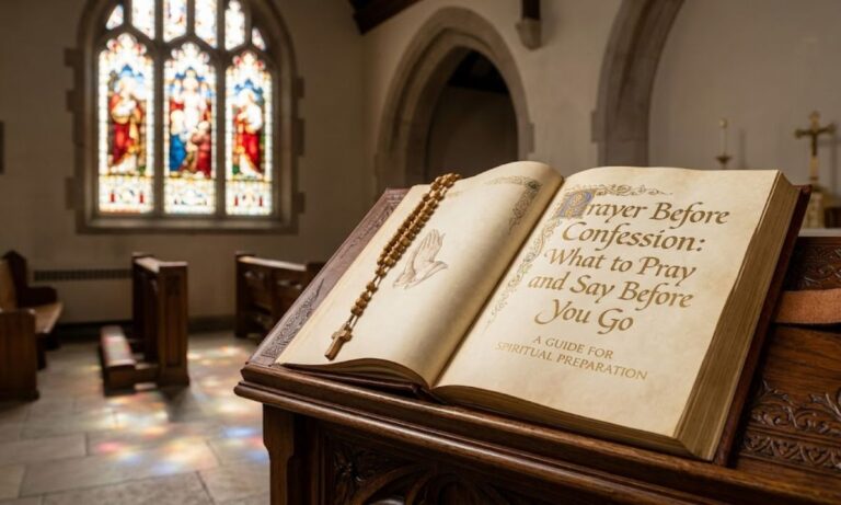 Prayer Before Confession What to Pray and Say Before You Go
